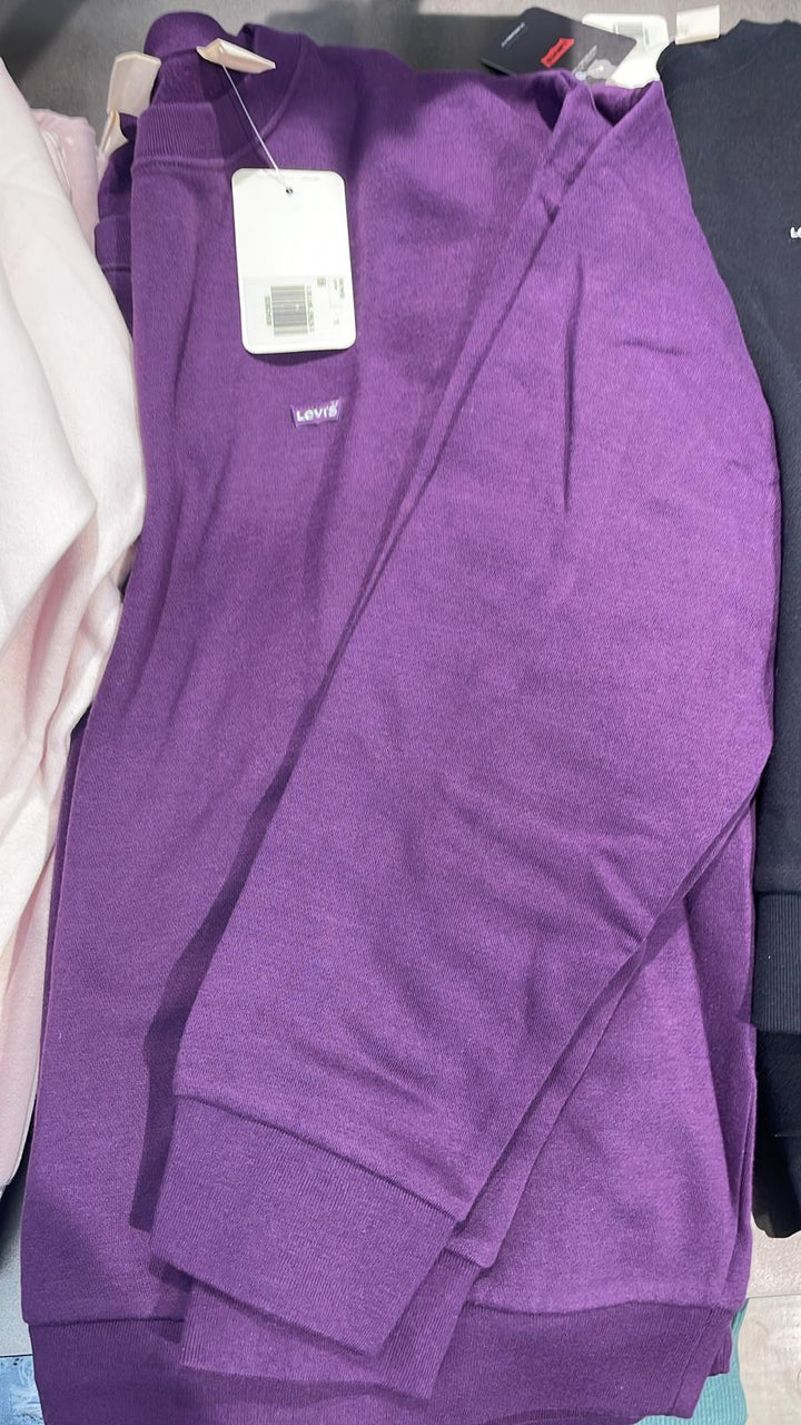 Levi's Round Neck Sweater Purple