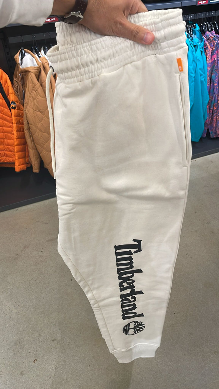 Timberland Big Leg Logo Jogger White