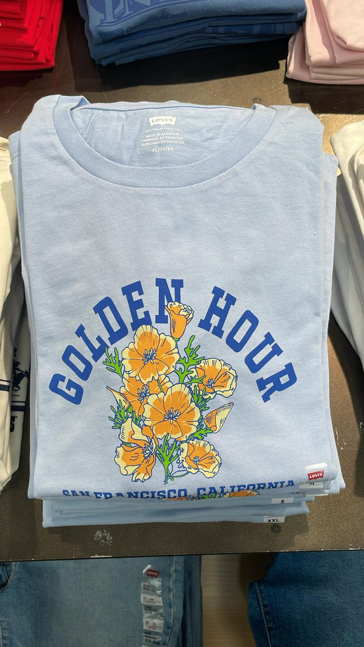 Levi's Flowers T-Shirt Light Blue