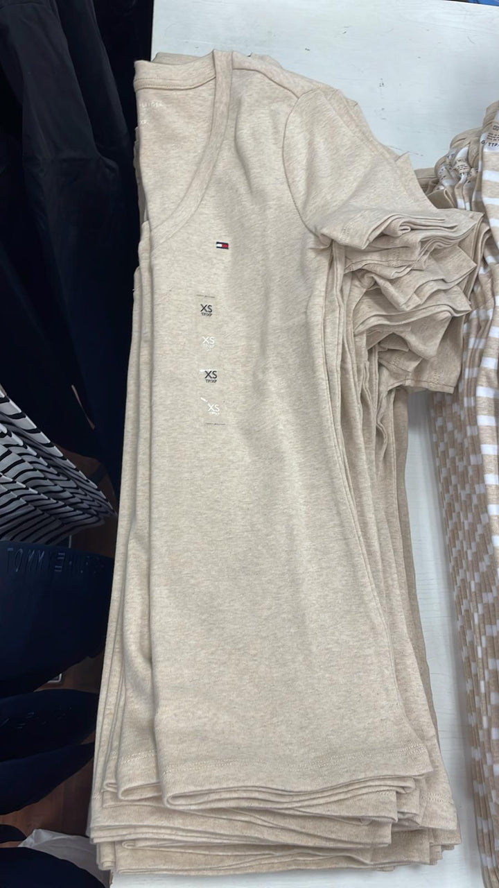 Tommy Hilfiger Short Sleeve T-shirt Beige