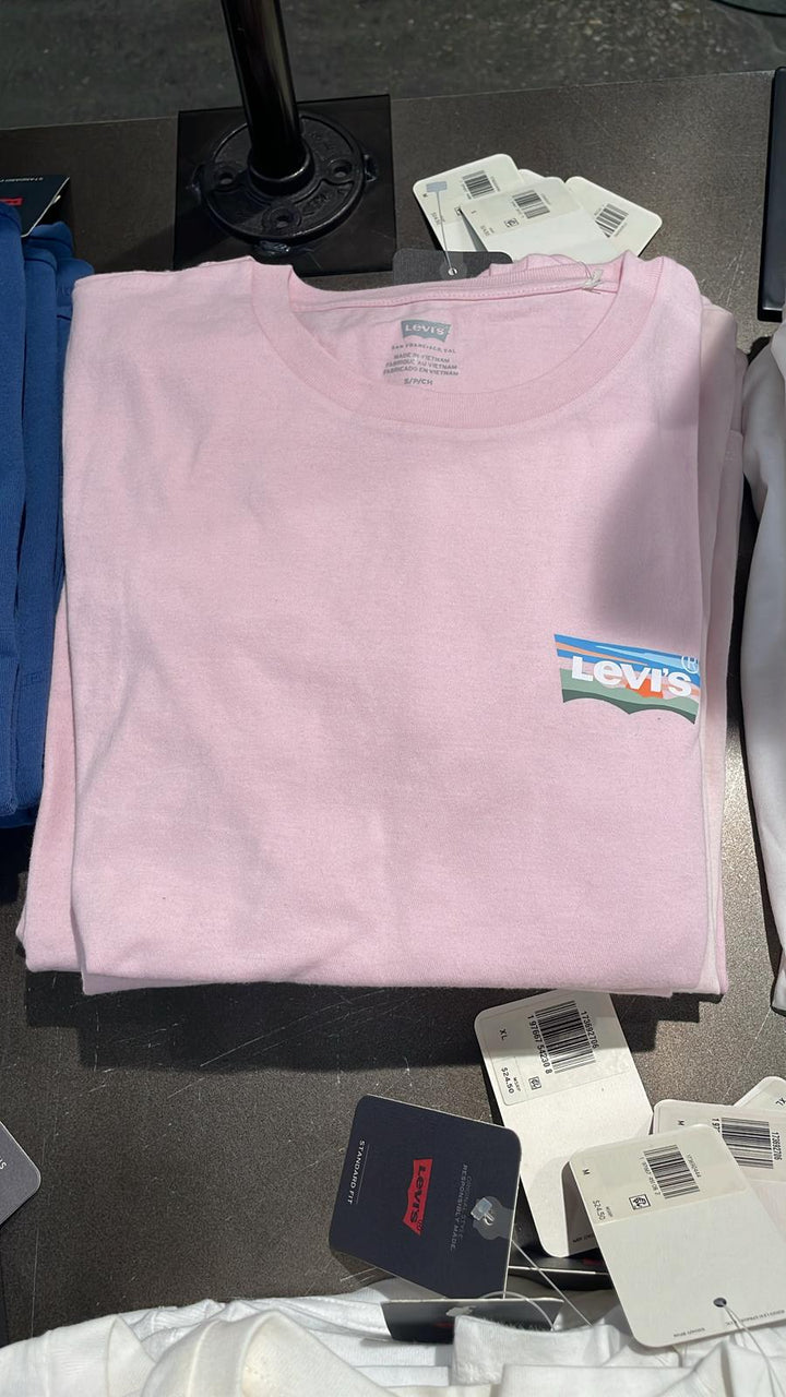 Levi's Colorful Logo T-Shirt Pink