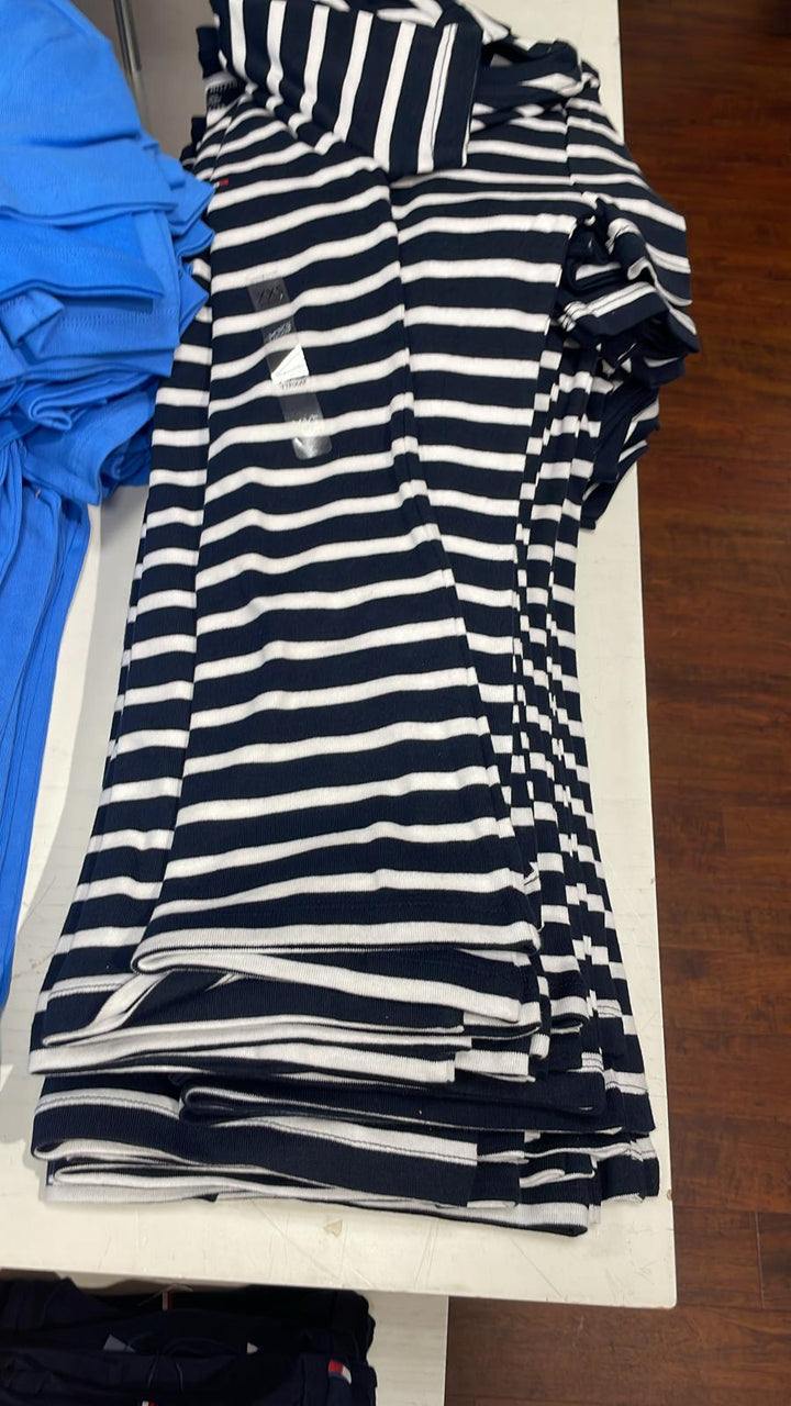 Tommy Hilfiger Short Sleeve Stripe T-shirt Black