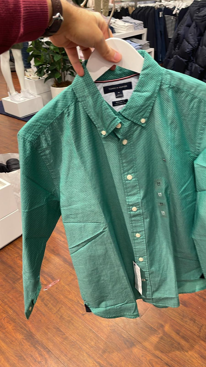 Tommy Hilfiger Shirt Regular Fit Green