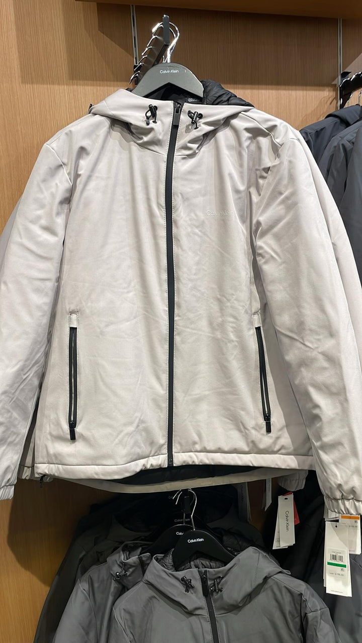 CK Winter Jacket Light Grey