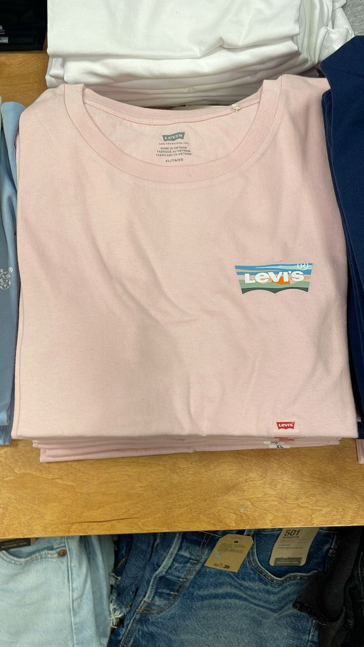 Levi's Small Colorful Logo T-Shirt Pink