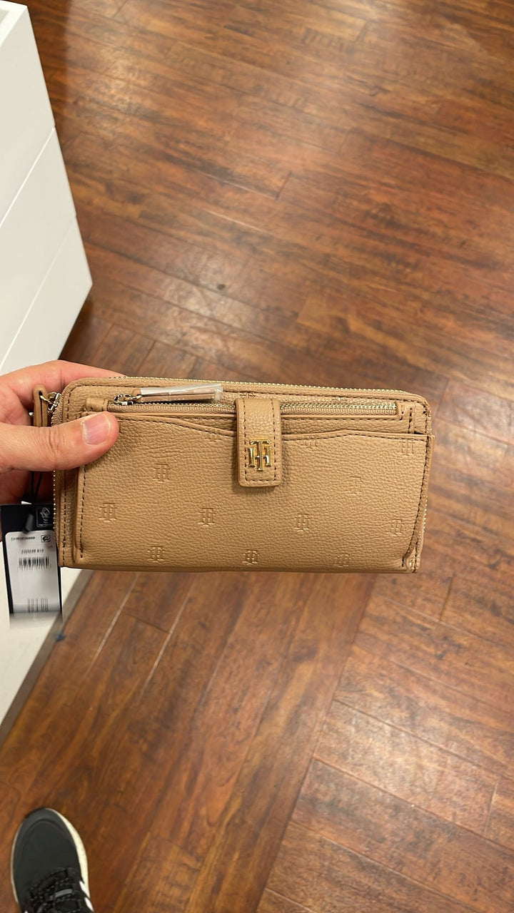 Tommy Hilfiger Cartera Leather Wallet Light Brown