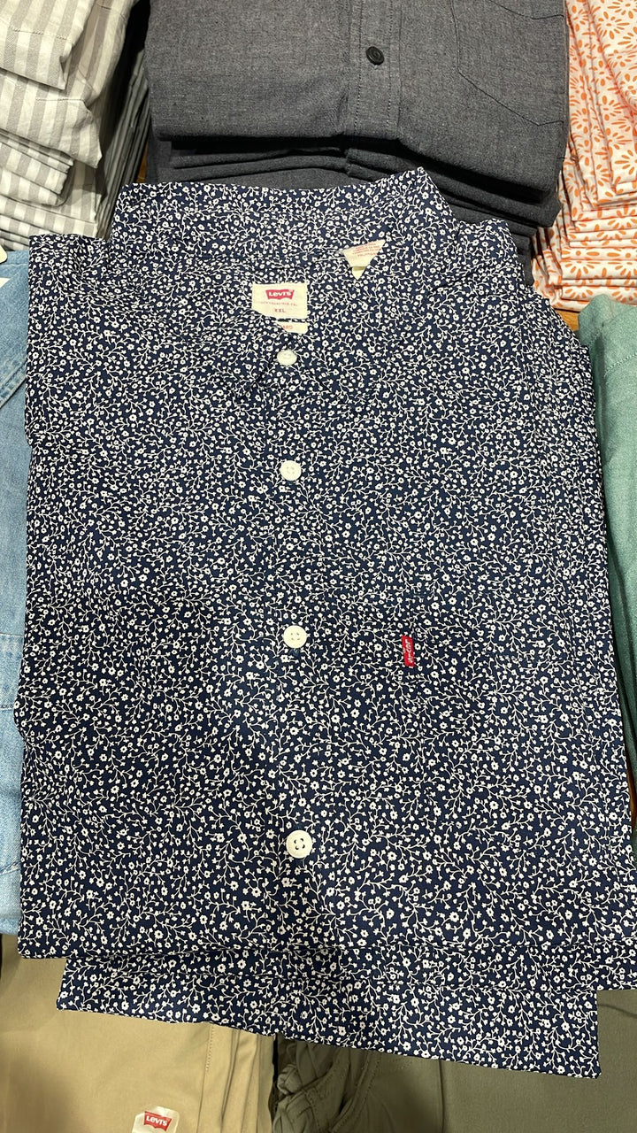 Levi's Short Sleeves Patterned Shirt Black