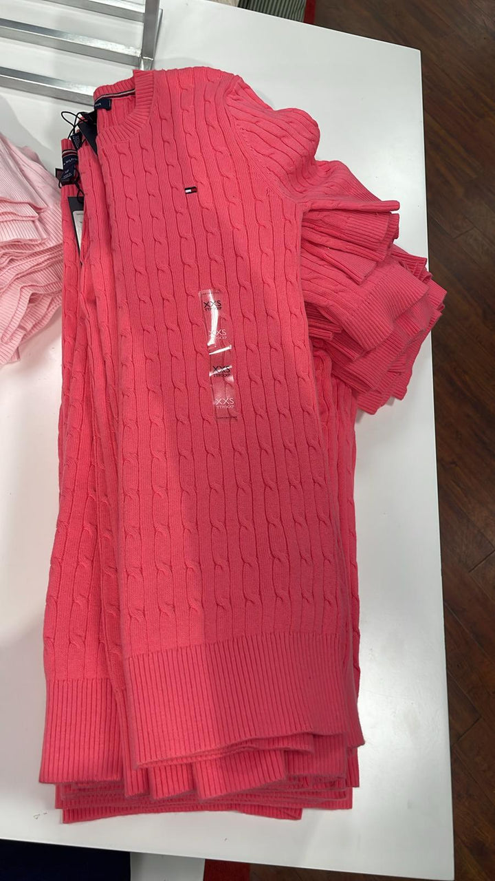 Tommy Hilfiger Short sleeves Sweater Red