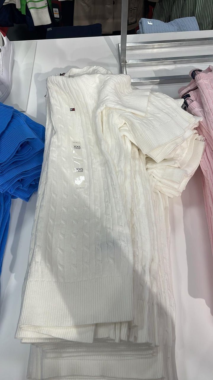 Tommy Hilfiger Short sleeves Sweater White