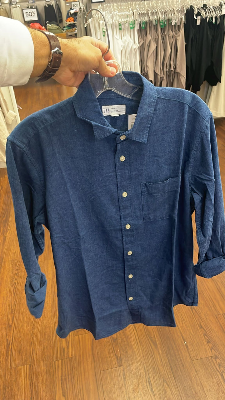 GAP Long Sleeves Shirt Blue