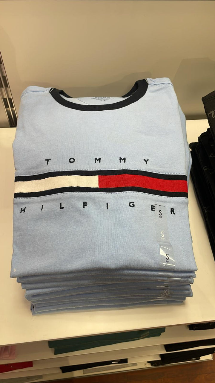 Tommy Hilfiger T-Shirt Logo Light Blue