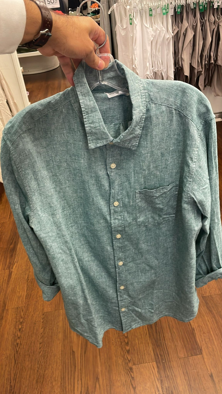 GAP Long Sleeves Shirt Green
