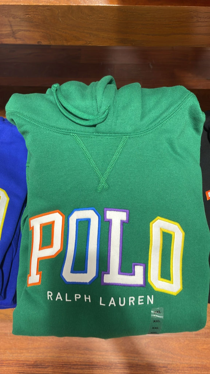 Ralphlauren Big Logo Hoodie Green