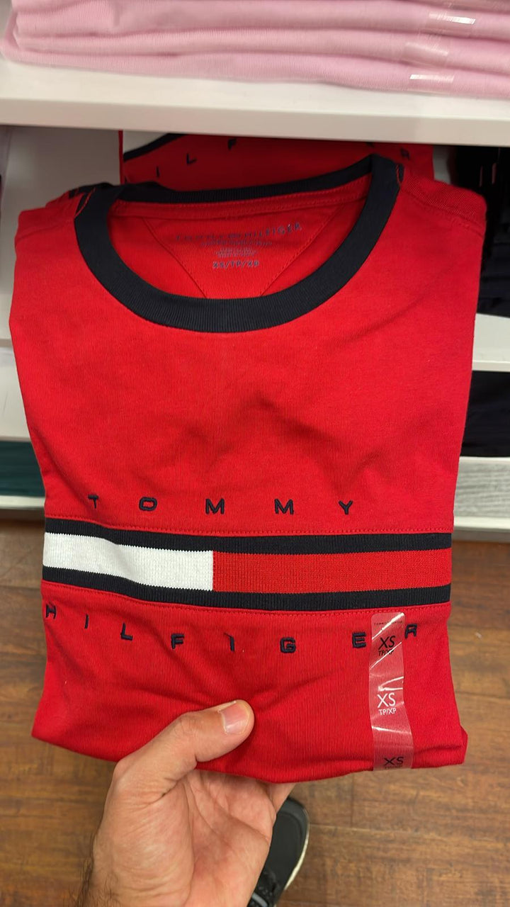 Tommy Hilfiger T-Shirt Logo Red