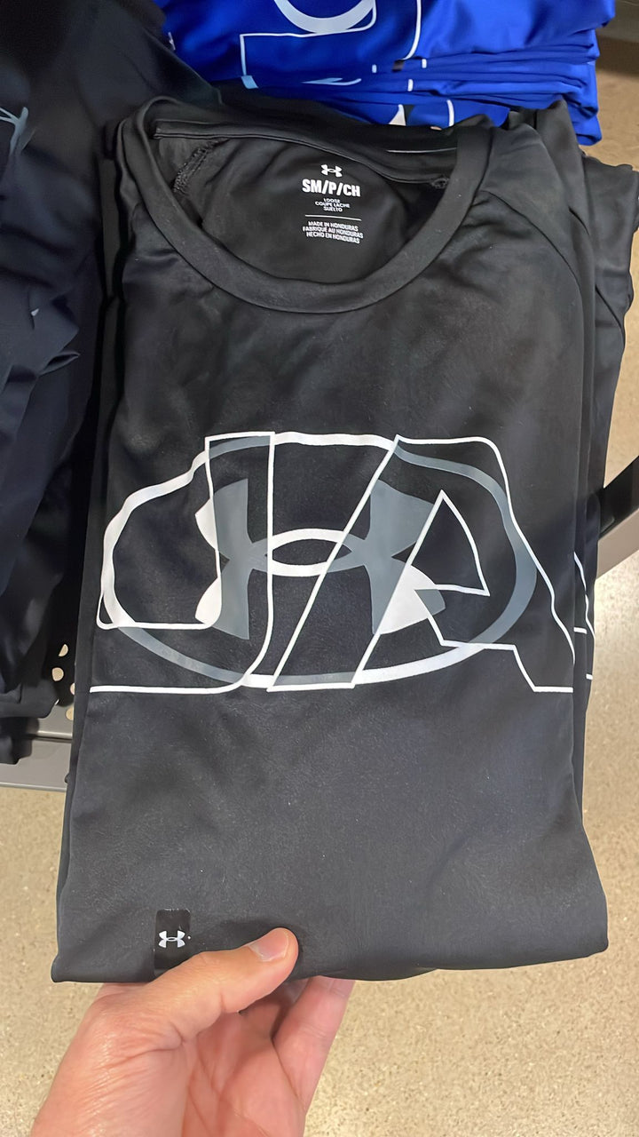 UA Round Neck Oval Logo T-shirt Black