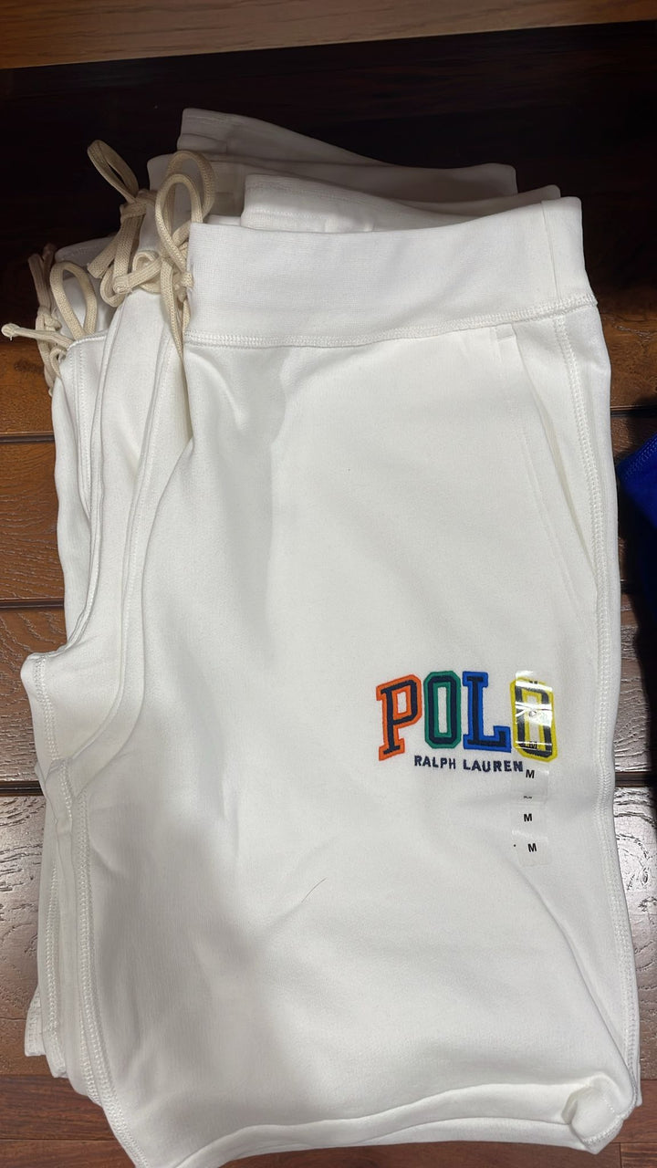 Ralphlauren Logo Shorts White