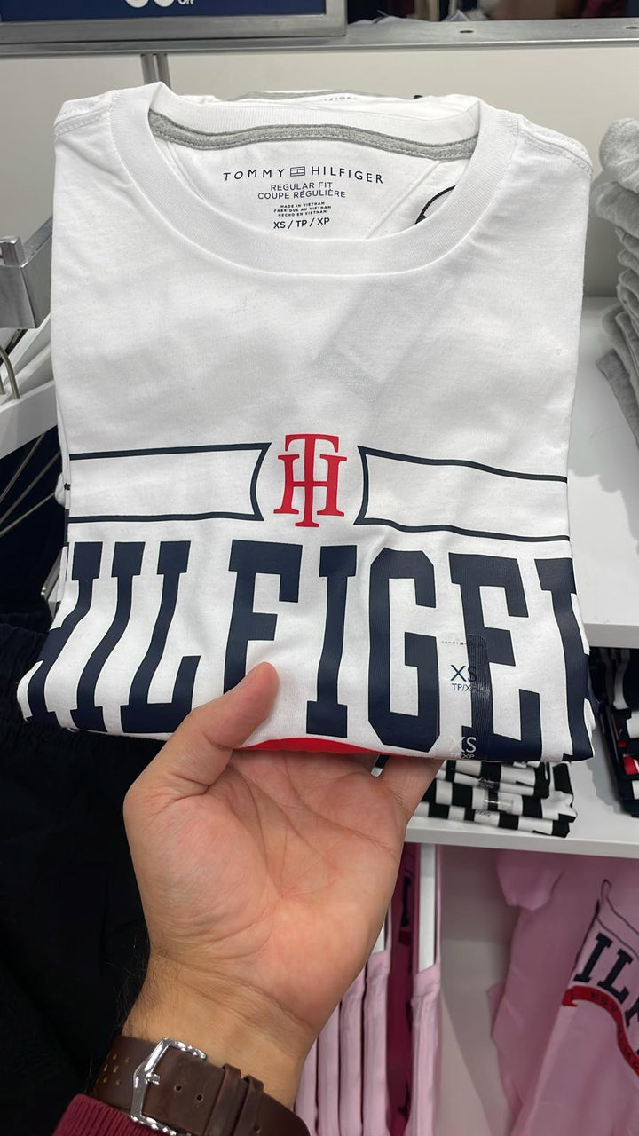 Tommy Hilfiger T-Shirt Big Logo White