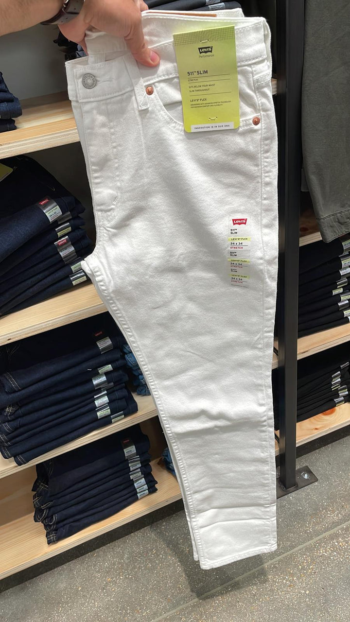 Levi's 511 Slim Fit Jeans White