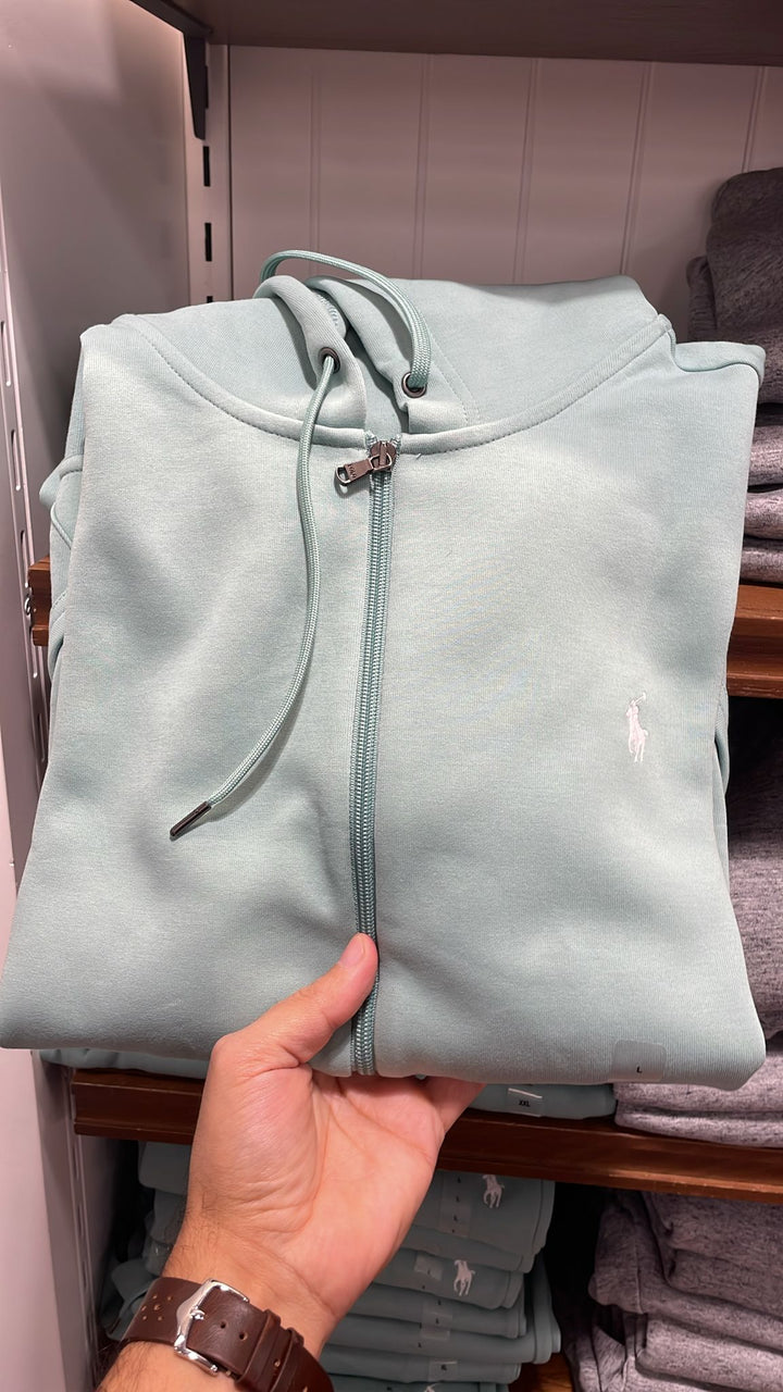 Ralphlauren Zipper sweatshirt Light Green