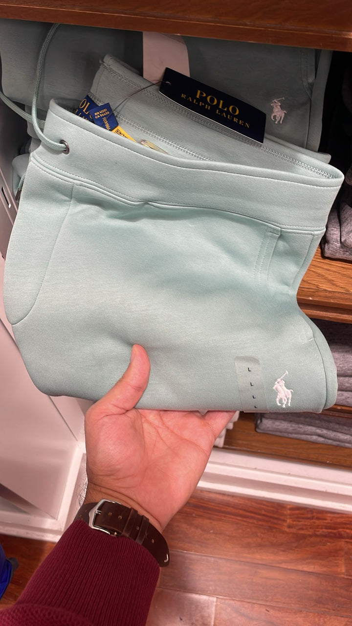 Ralphlauren Zipper sweatpants Light Green