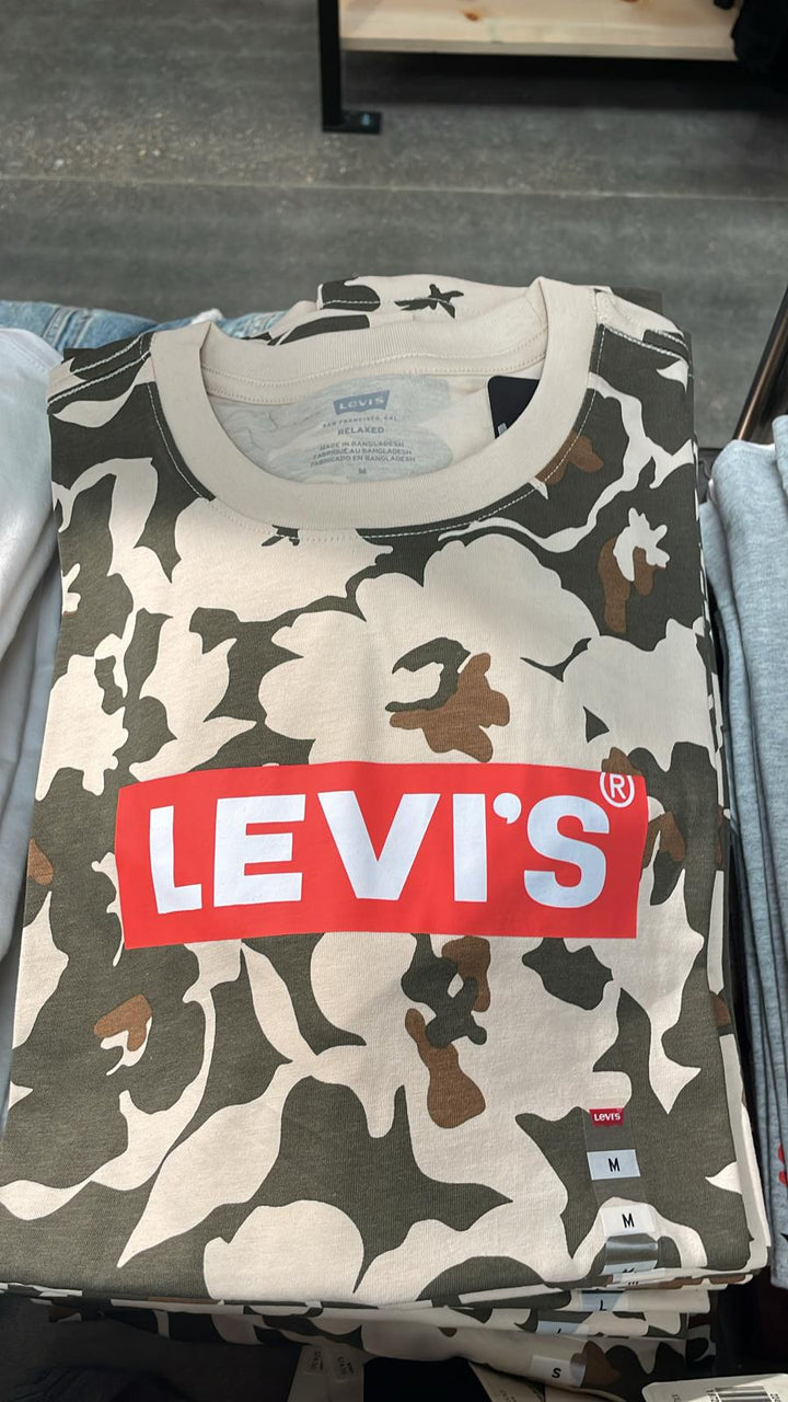 Levi's Big Logo T- Shirt Khaki