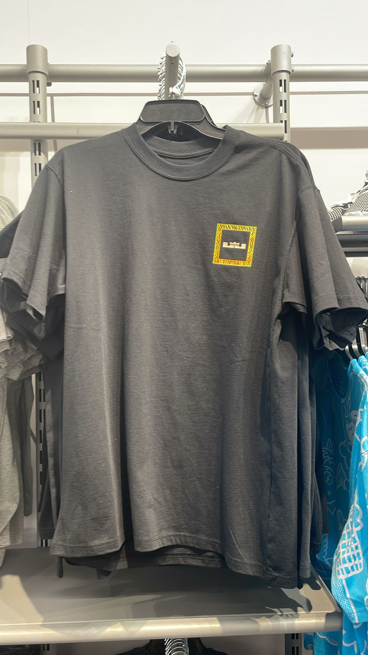 Nike Round Neck Square Logo T-shirt Black