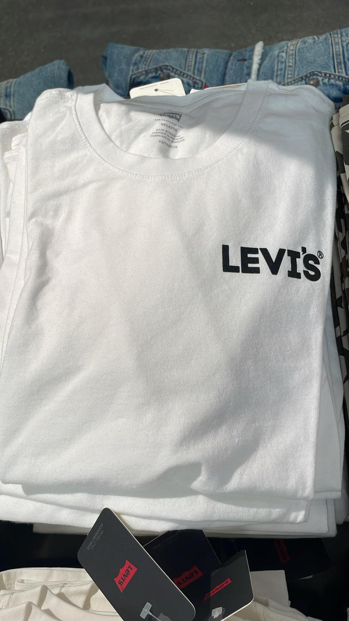 Levi's Black Logo T-Shirt White