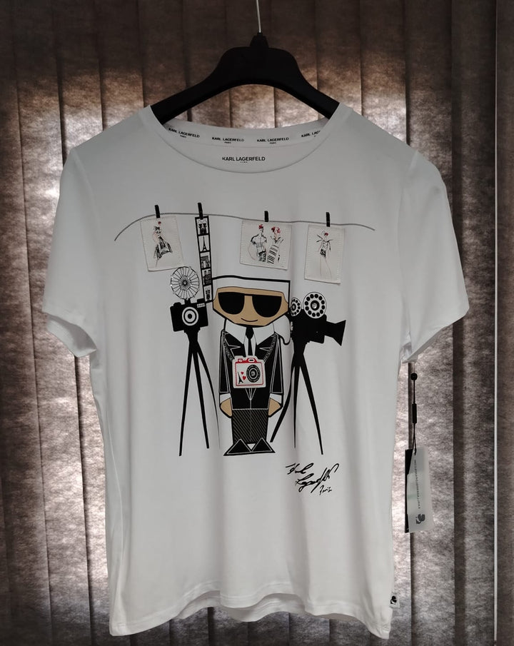 Karl T-Shirt White  XL