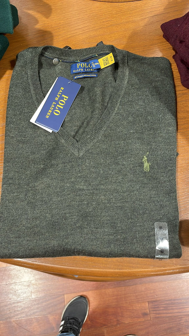 Ralphlauren Sweater Dark Olive