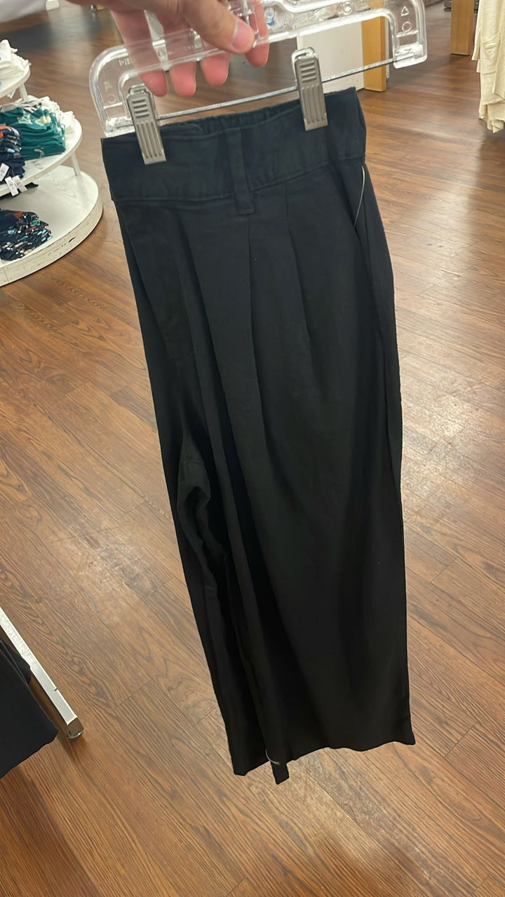 GAP Lenin Wide Leg Pants Black