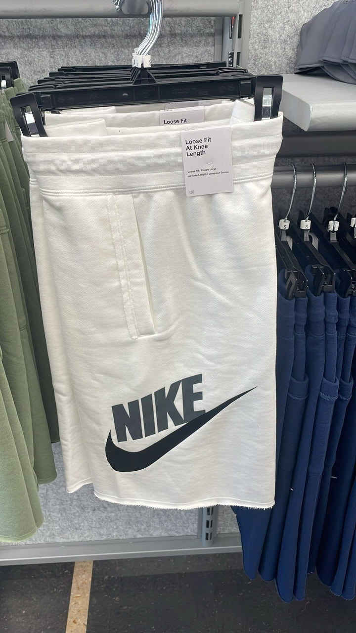 Nike Logo Shorts White