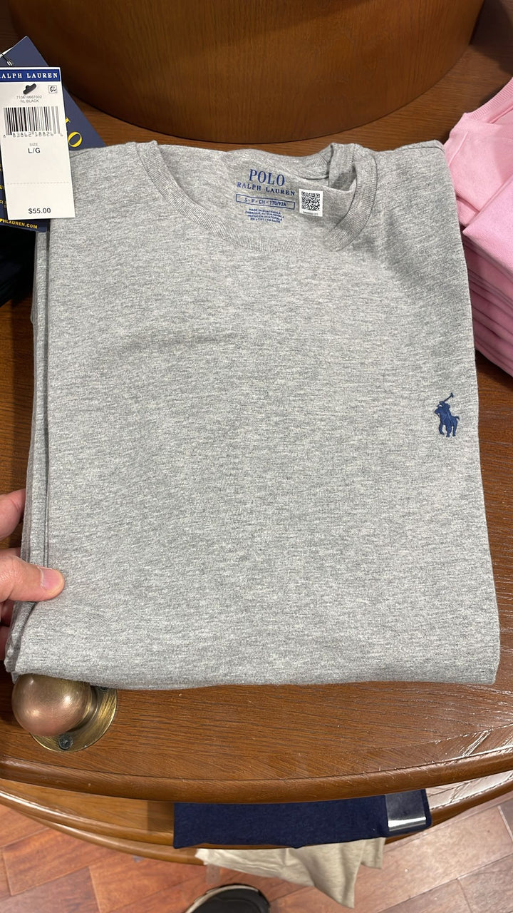 Ralphlauren Plain T-shirt Grey