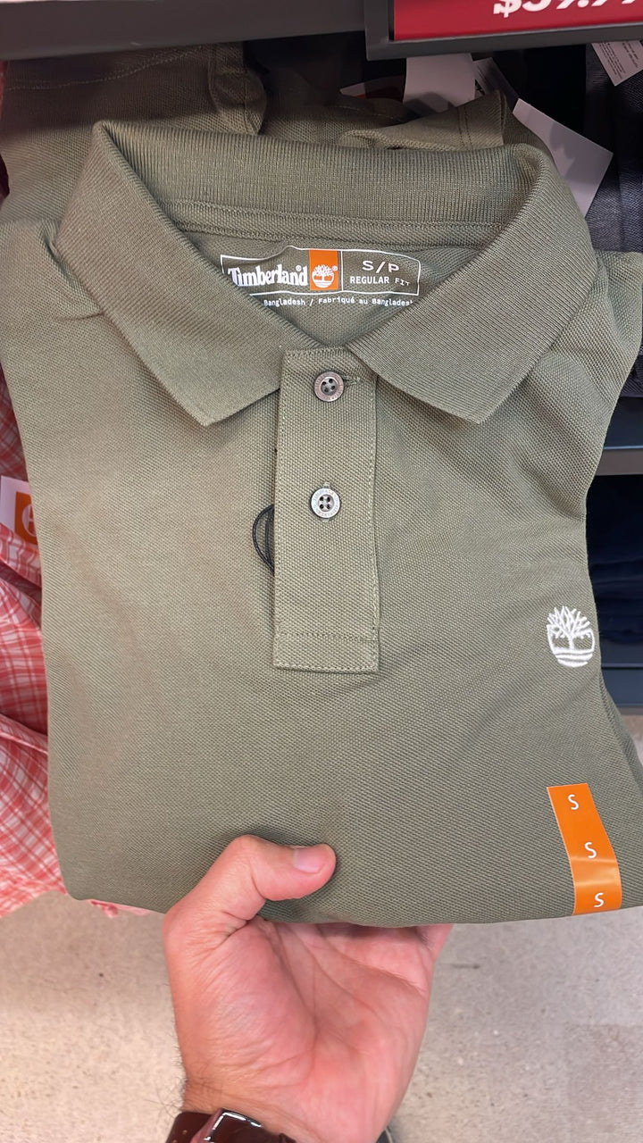 Timberland Polo Neck T-shirt Olive