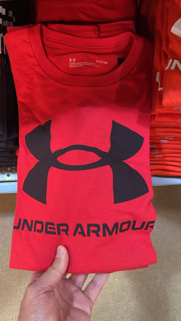 UA Round Neck Big Central UA Logo Red