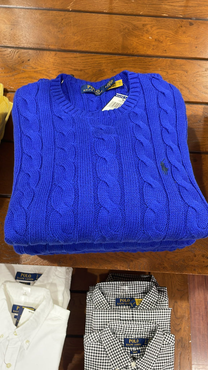 Ralphlauren Knit Sweater Blue