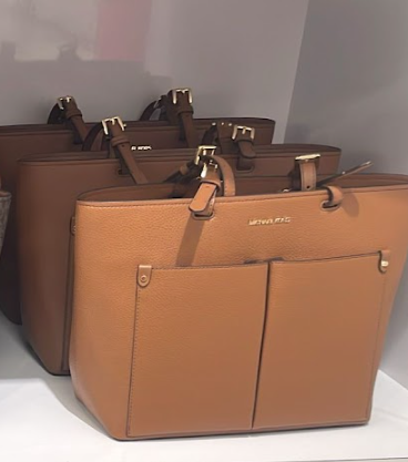 Michael Kors Pocket Tote Bag Brown