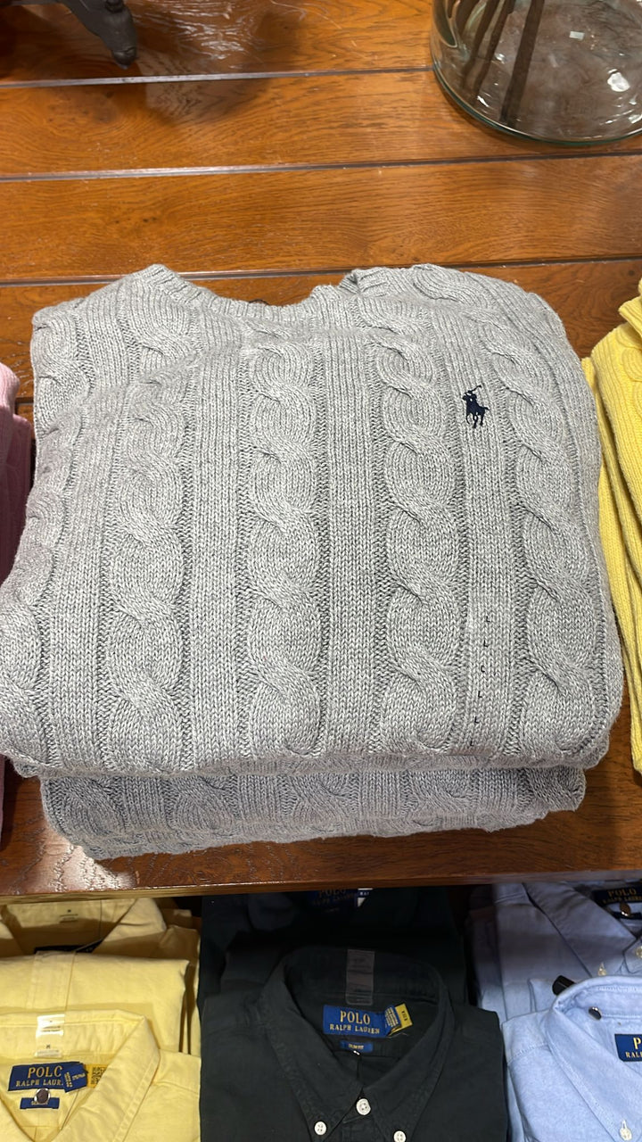 Ralphlauren Knit Sweater Grey