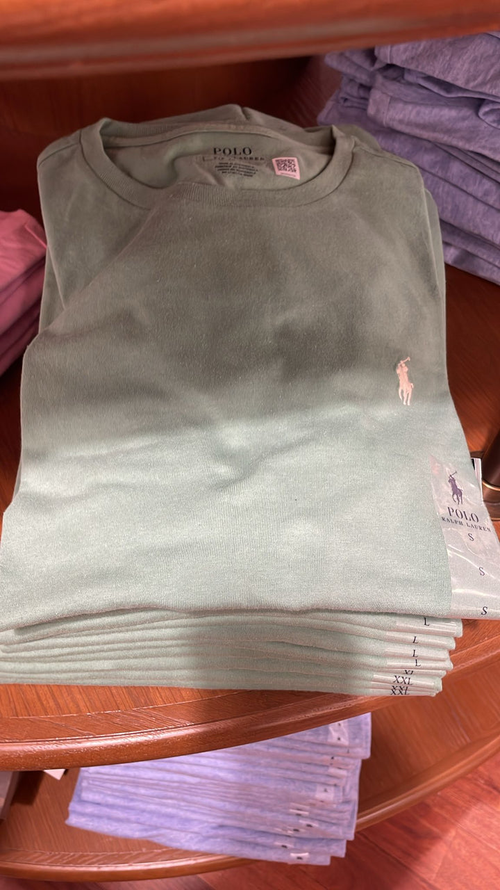 Ralphlauren Plain T-shirt Pale Green