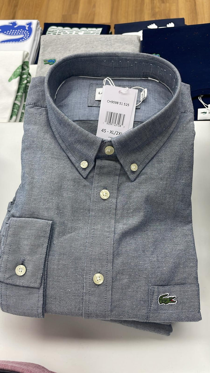 Lacoste Regular Fit Shirt Grey