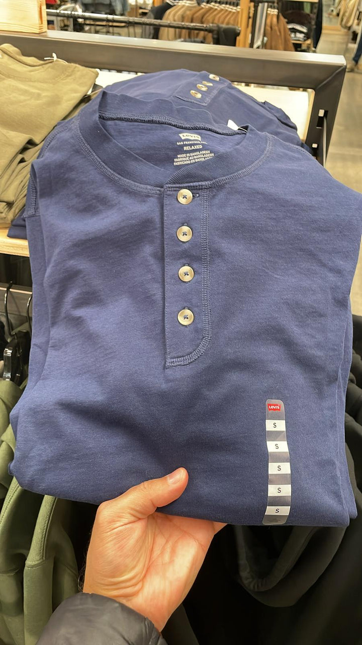 Levi's Long Sleeves T- Shirt Navy