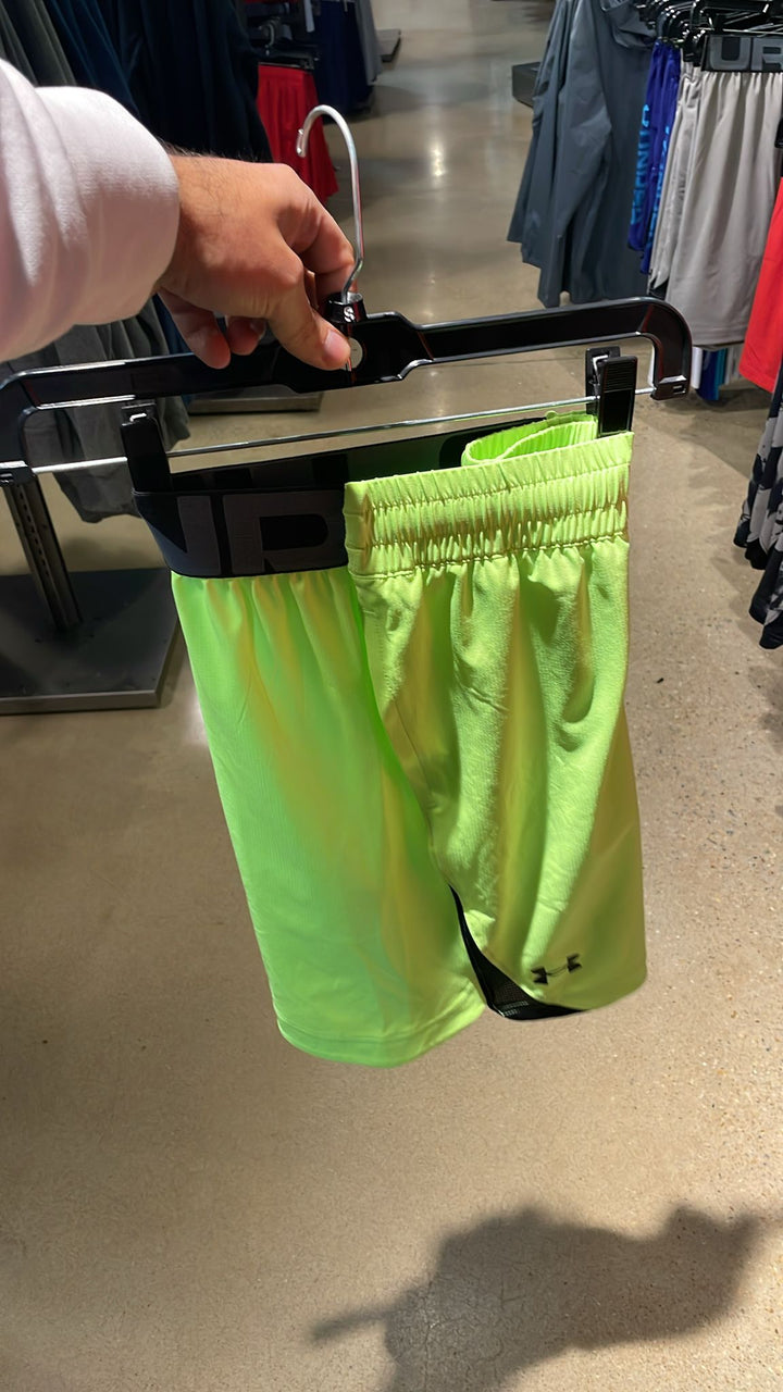 UA Small Side Logo Shorts Yellow