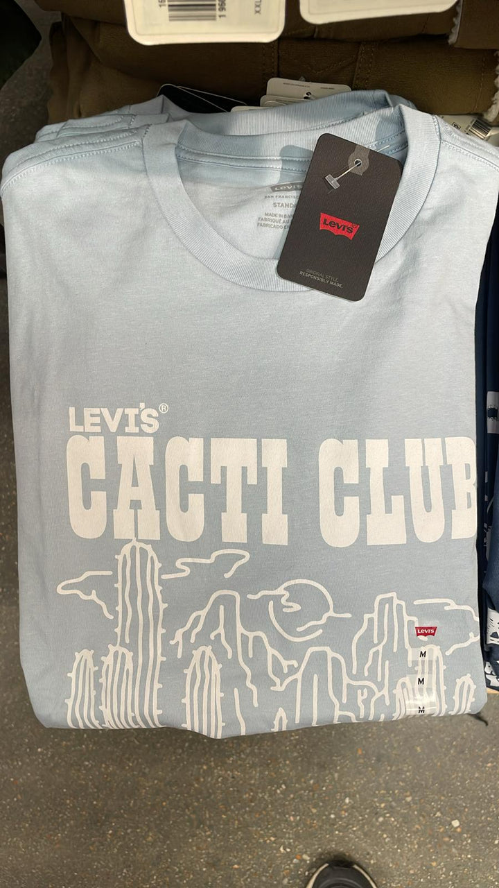 Levi's Cacti club T- Shirt Light Blue