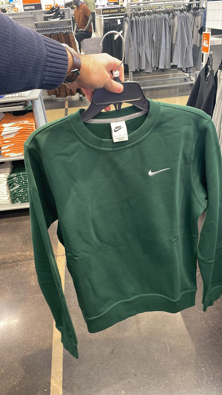 Nike Round Neck Sweater Green
