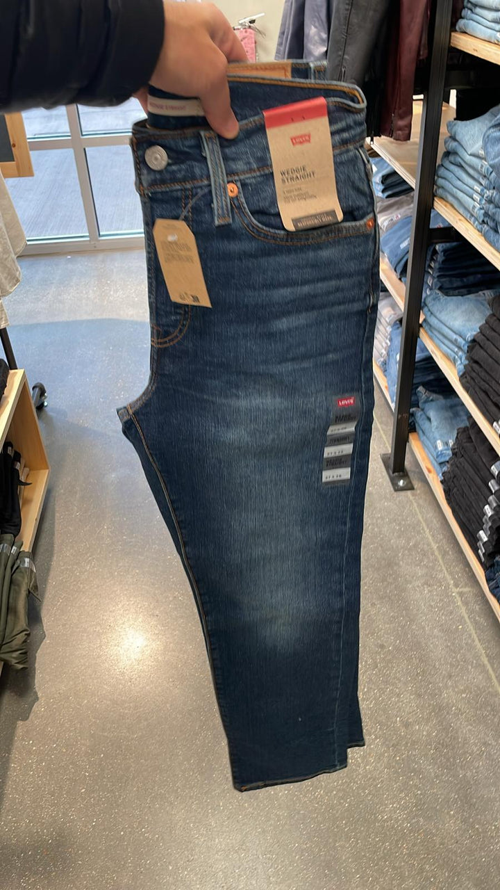 Levi's Wedgie Straight Fit Jeans Dark Blue
