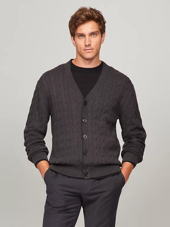 Tommy Hilfiger Cardigan Sweater Grey