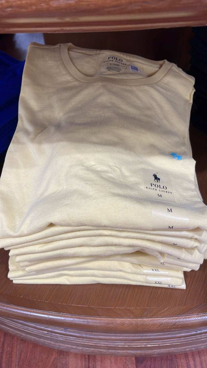 Ralphlauren Plain T-shirt Offwhite
