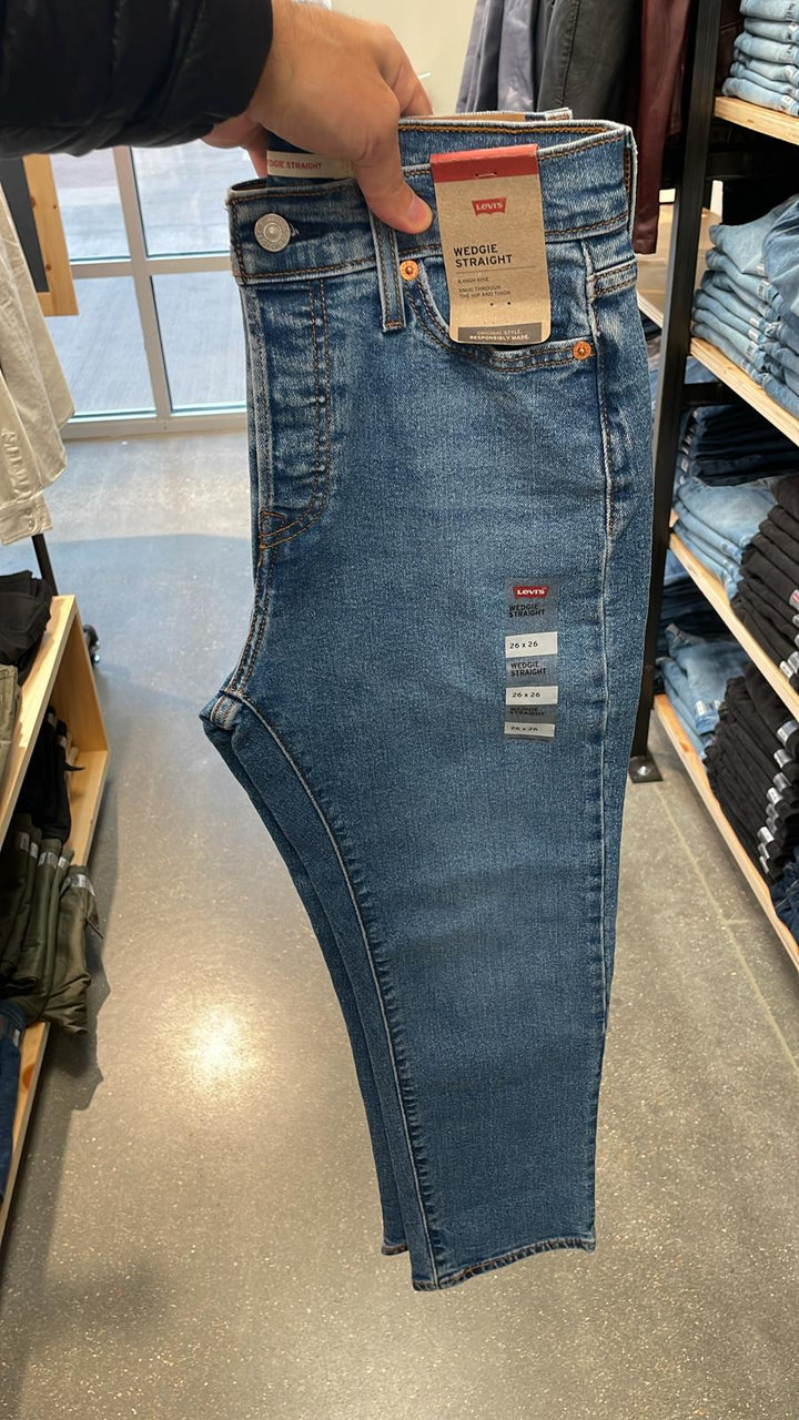Levi's Wedgie Straight Fit Jeans Blue