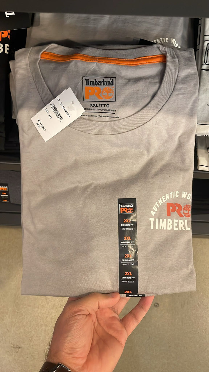 Timberland round Neck PR Small Logo T-shirt Beige
