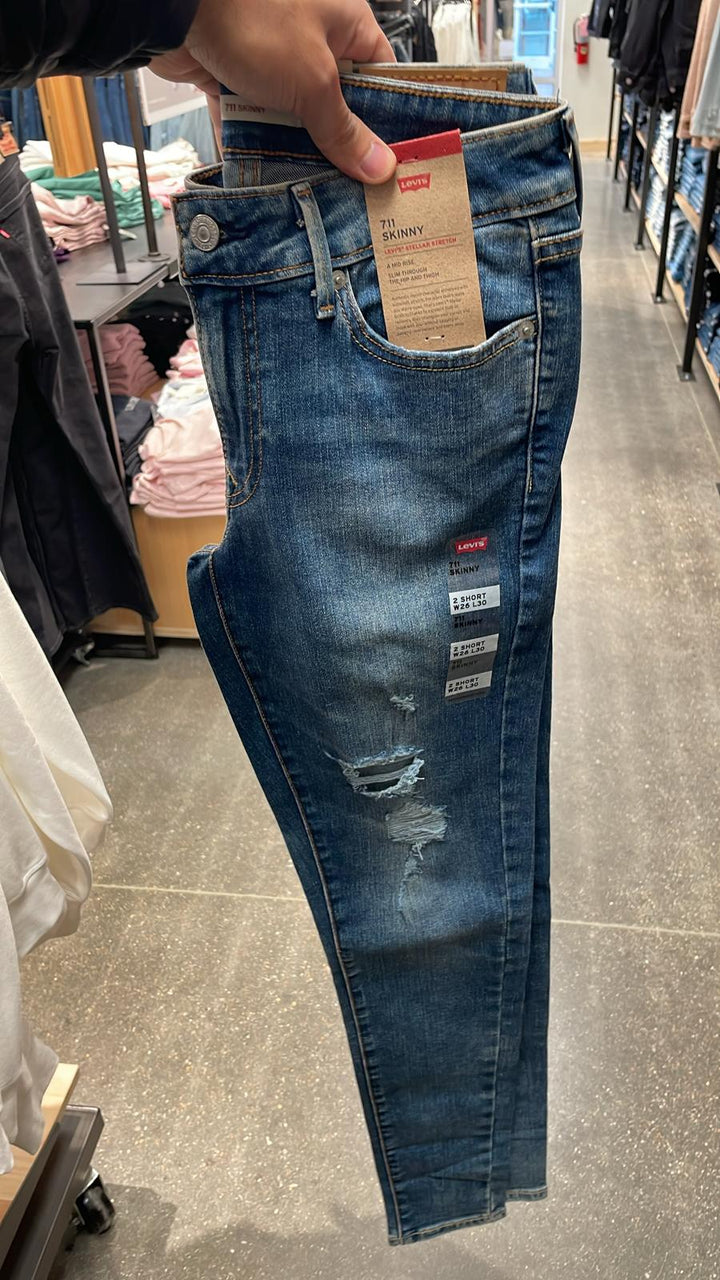 Levi's 711 Skinny Jeans Blue