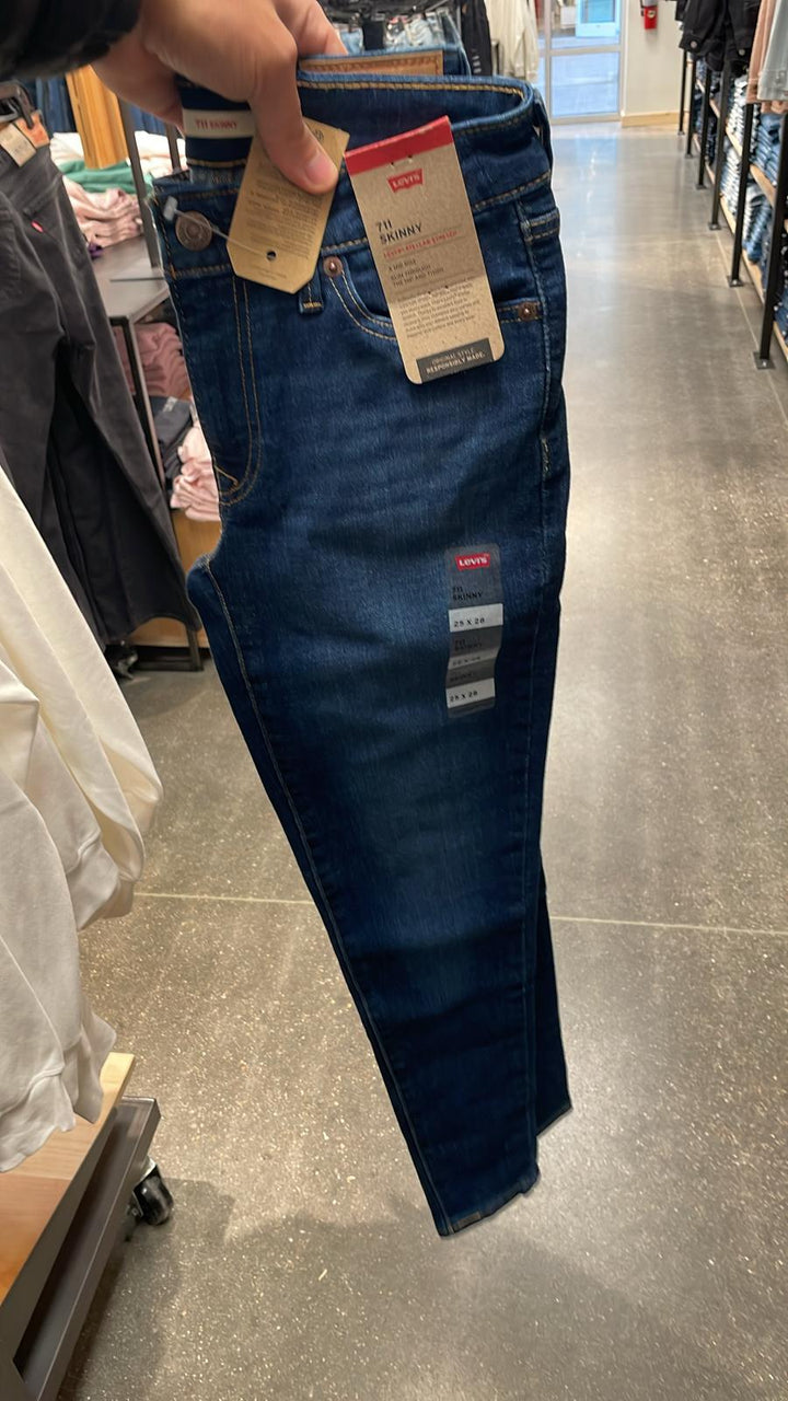 Levi's 711 Skinny Jeans Dark Blue